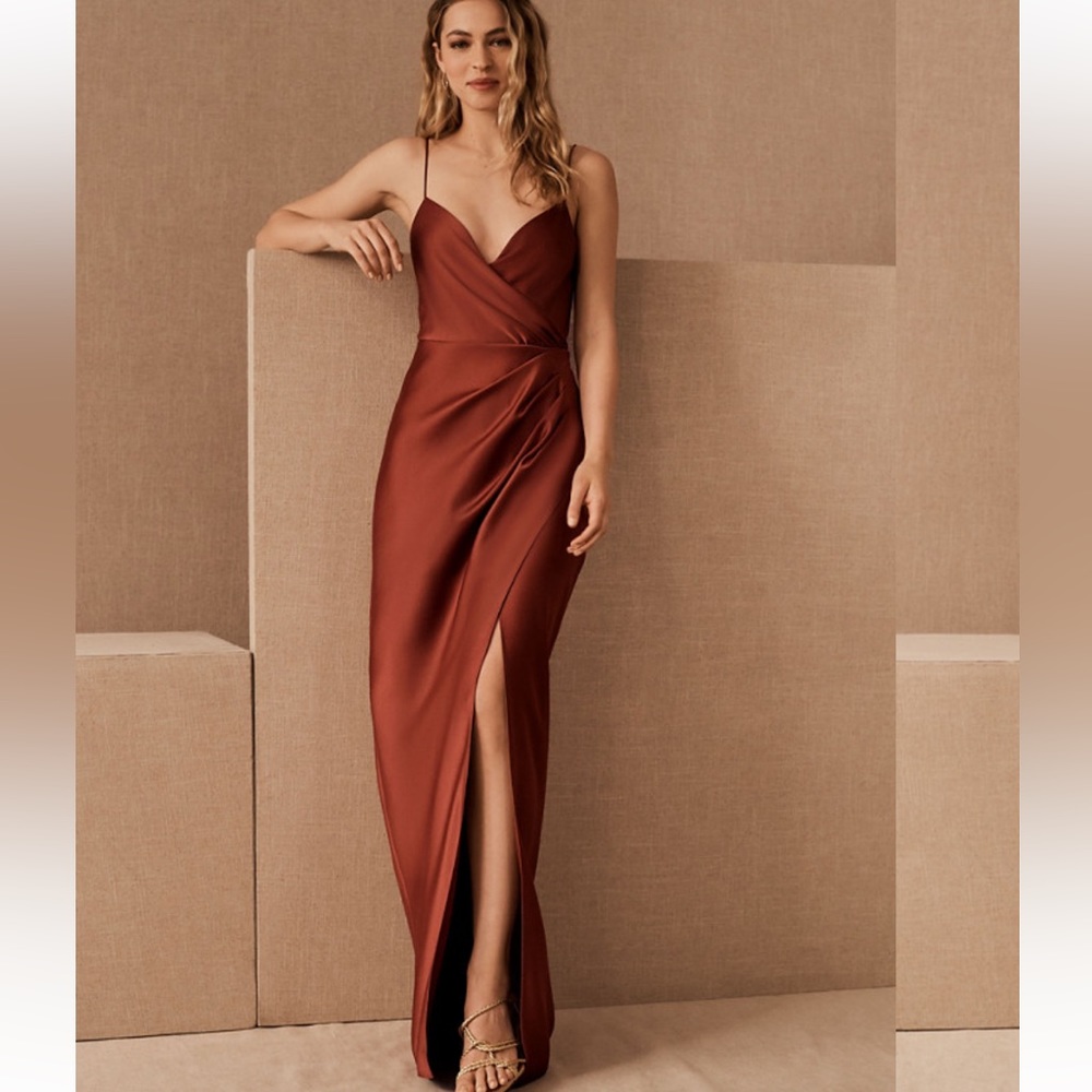 BHLDN Satin Formal Dress